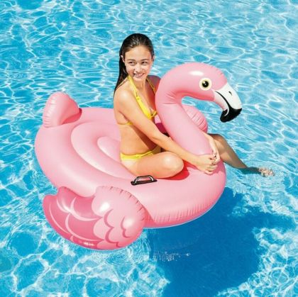 Figurină Gonflabilă pentru Piscină Intex Flamingo (142 X 137 x 97 cm)