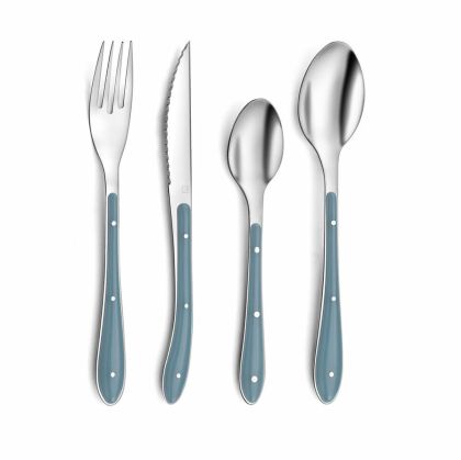 Set de Tacâmuri Amefa Bistro Albastru Metal (24 pcs)