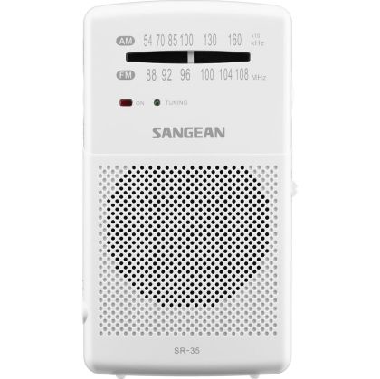 Radio Sangean SR35W BLANCO Alb