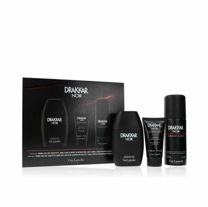 Set de Parfum Bărbați Guy Laroche DRAKKAR NOIR EDT 3 Piese