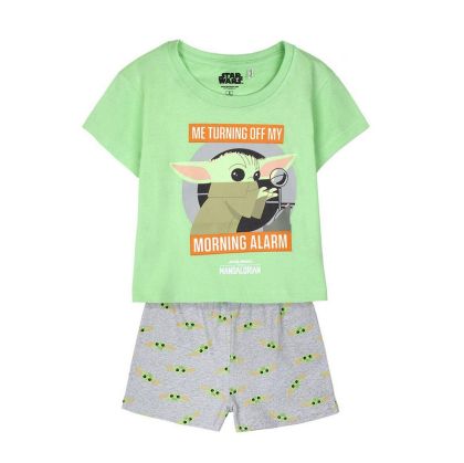 Pijamaua de Vară The Mandalorian Verde Verde deschis Infantil