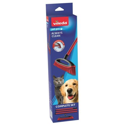 Mătură multifuncțională din cauciuc Vileda Always Clean Pet Pro Gumă 130 cm