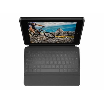 Tastatură Bluetooth cu Suport pentru Tabletă Logitech 920-011200 Grafit QWERTZ