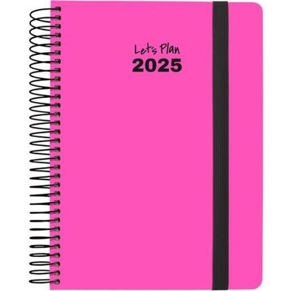 Agendă Grafoplas NEON Fucsia A5 14,8 x 21 cm 2025