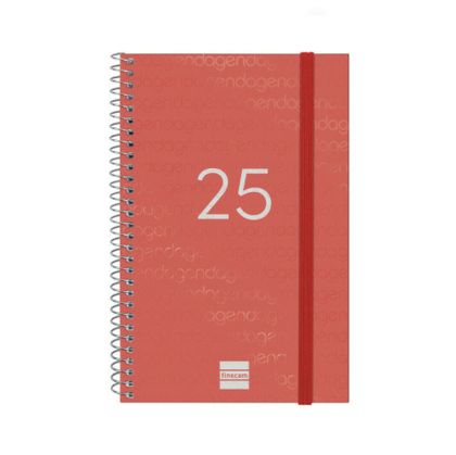 Agendă Finocam YEAR Roșu 11,7 x 18,1 cm 2025