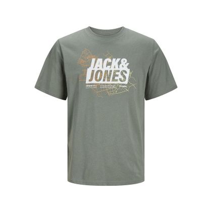 Tricou cu Mânecă Scurtă Bărbați Jack & Jones LOGO TEE SS 12252376 Verde