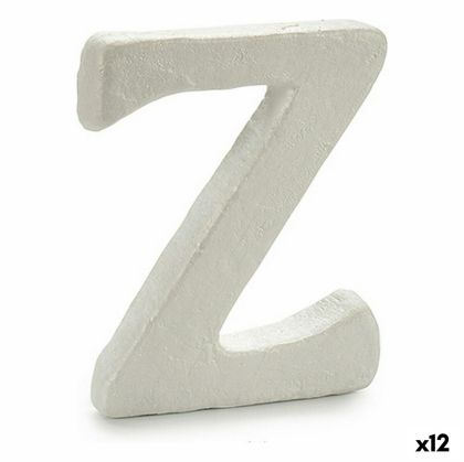 Literă Z Alb polistiren 1 x 15 x 13,5 cm (12 Unități)