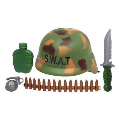 Set de Poliție Heroes 38368 (5 pcs) Verde Camuflaj 33 x 28 cm