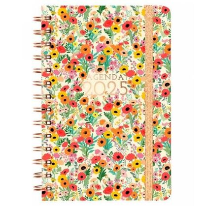 Agendă Finocam YOU 11,7 x 18,1 cm 2025 Floral