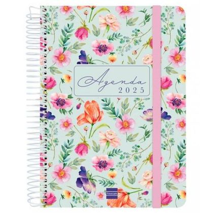 Agendă Finocam CLOE A5 15,5 x 21,2 cm 2025 Floral