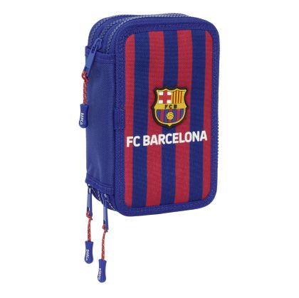 Penar Triplu F.C. Barcelona 24/25 Castaniu Bleumarin 12,5 x 19,5 x 5,5 cm 36 Piese