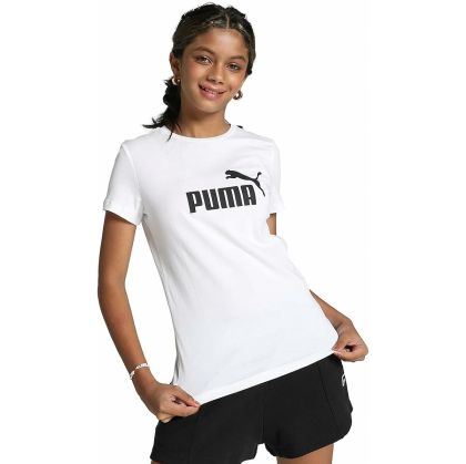 Tricou cu Mânecă Scurtă pentru Copii Puma 587029 Alb