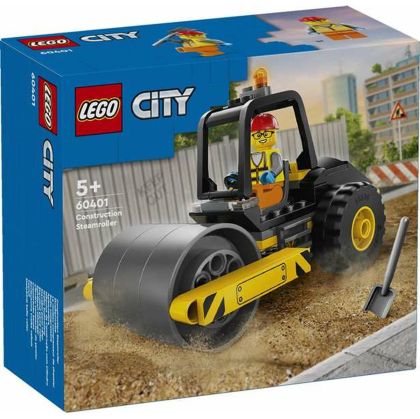 Set de Construcție Lego 60401 - Construction Steamroller Multicolor 78 Piese