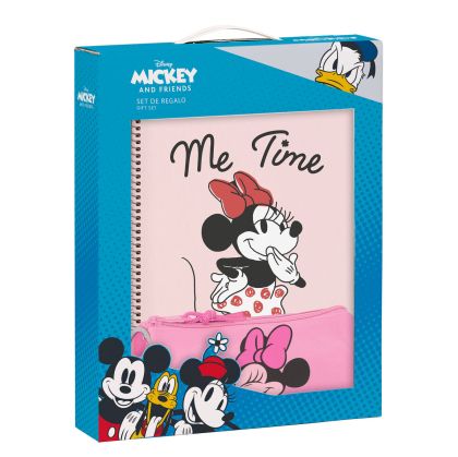 Set de Papetărie Minnie Mouse Loving Roz A4 3 Piese