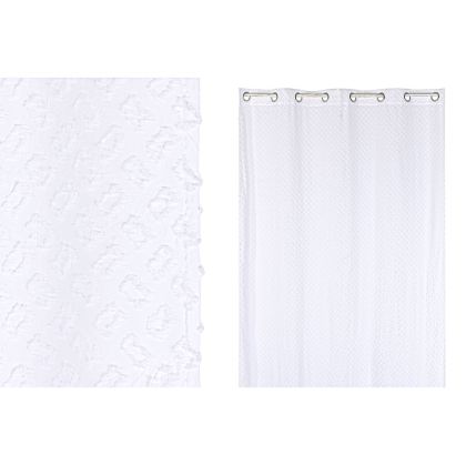 Perdea/draperie Home ESPRIT Alb 140 x 260 x 260 cm Broderie