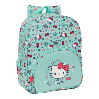 Ghiozdan Hello Kitty Sea lovers Turquoise 26 x 34 x 11 cm