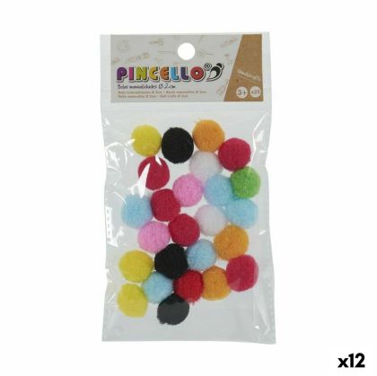 Materiale pentru artizanat Mingi Multicolor Ø 2 cm 12 Unități