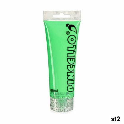 Vopsea acrilică Neon Verde 120 ml (12 Unități)