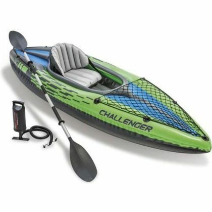 Canoe Gonflabilă Intex Challenger K1 Verde Gonflabil 274 x 33 x 76 cm