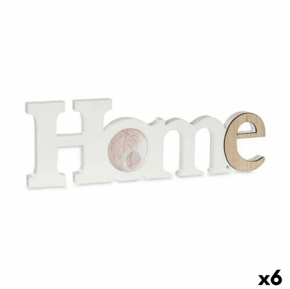 Ramă Foto Home Alb Maro Lemn MDF 40 x 13,5 x 1,7 cm (6 Unități)