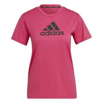 Tricou cu Mânecă Scurtă Femei Adidas Designed 2 Move Logo Fucsia