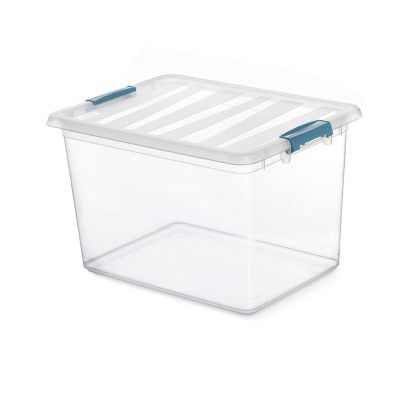 Cutie Multifuncțională Domopak Living Katla Cu mânere Transparent 20 L polipropilenă (39 x 29 x 25,5 cm)