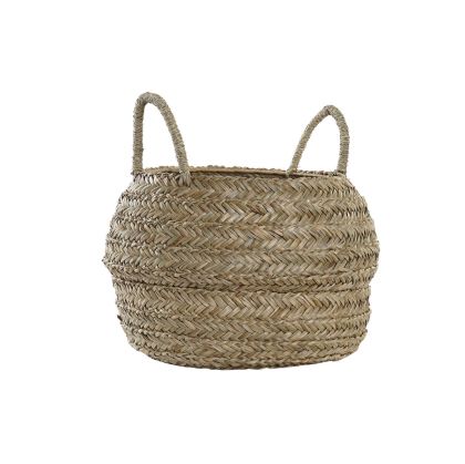 Coș Decorativ DKD Home Decor Natural Iarbă de mare Boho 40 x 40 x 30 cm