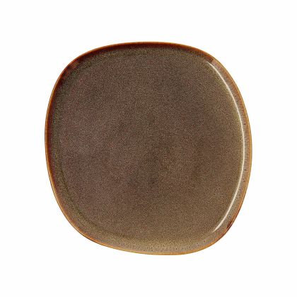 Platou Plat Bidasoa Ikonic Maro Ceramică 26,5 x 25,7 x 1,5 cm (4 Unități) (Pack 4x)