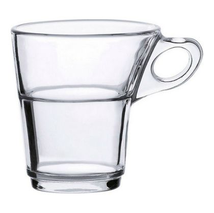 Set de 6 Căni de Cafea Duralex Caprice Transparent Geam 90 ml 900 ml 6 Piese (6 Unități)