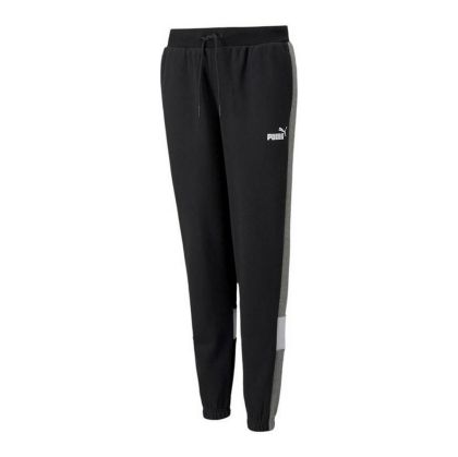 Pantaloni lungi de sport Puma Essential+ Colorblock Negru Bărbați