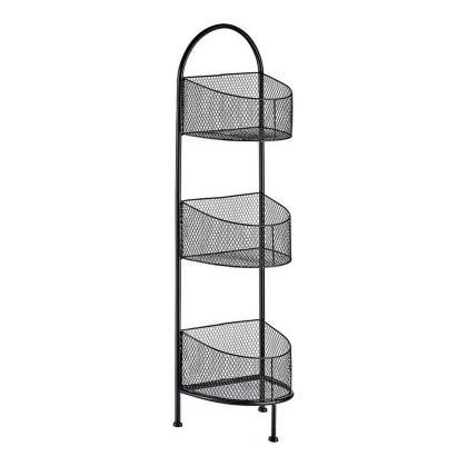 Raft Negru Metal (21,2 x 97 x 28,5 cm)