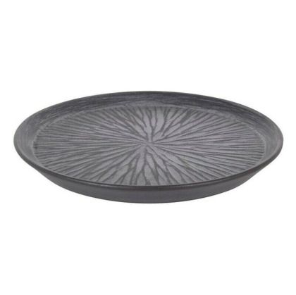 Platou Plat Inde Stoneware Lotus Porțelan Negru