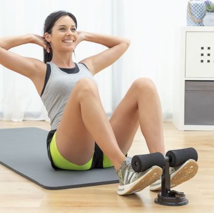 Bară pentru abdomene cu ventuză și ghid de exerciții CoreUp InnovaGoods