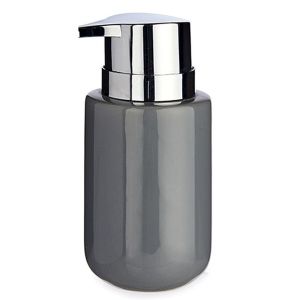 Dozator de Săpun Gri Argintiu Metal Ceramică 350 ml (6 Unități)