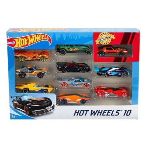 Set de Jucării cu Vehicule Hot Wheels Metal (10 Pcs)