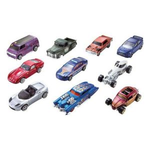 Set de Jucării cu Vehicule Hot Wheels Metal (10 Pcs)