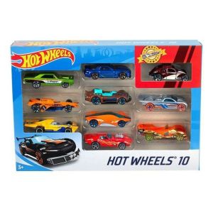 Set de Jucării cu Vehicule Hot Wheels Metal (10 Pcs)