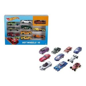 Set de Jucării cu Vehicule Hot Wheels Metal (10 Pcs)