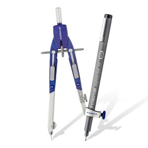 Compas Staedtler Mars comfort 552 Albastru Argintiu