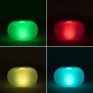 Scaun Gonflabil cu LED Multicolor și Telecomandă Pulight InnovaGoods