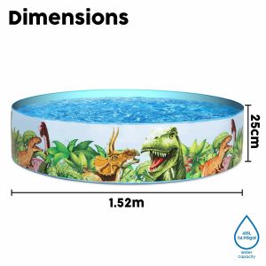 Piscină Gonflabilă pentru Copii Bestway 183 x 38 cm Dinozauri (Recondiționate A)