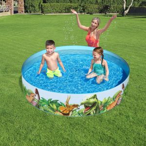 Piscină Gonflabilă pentru Copii Bestway 183 x 38 cm Dinozauri (Recondiționate A)