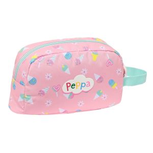 Geantă Termoizolantă pentru Gustări Peppa Pig Ice cream Roz Mentă 21.5 x 12 x 6.5 cm