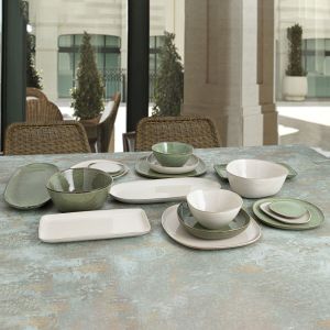 Salatieră Bidasoa Ikonic Ceramică Verde (20 x 19,5 x 8,5 cm) (Pack 3x)