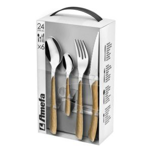 Set de Tacâmuri Amefa Eclat Oțel inoxidabil ABS 24 Piese