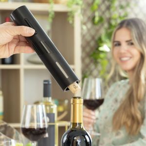 Tirbușon electric cu accesorii pentru vin Corking InnovaGoods