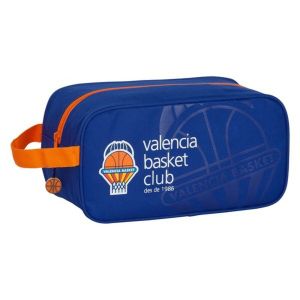 Geantă pentru Încălțăminte de Voiaj Valencia Basket Albastru Portocaliu (29 x 15 x 14 cm)