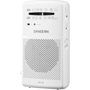 Radio Sangean SR35W BLANCO Alb