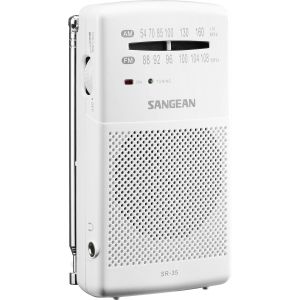 Radio Sangean SR35W BLANCO Alb