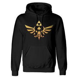 Hanorac cu Glugă Unisex The Legend of Zelda Hyrule Negru